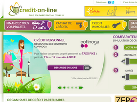 'credit-on-line.com' screenshot