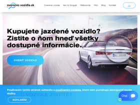 'overenie-vozidla.sk' screenshot