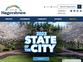 'hagerstownmd.org' screenshot