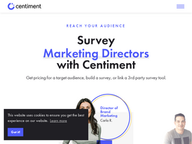 'centiment.co' screenshot