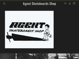 agentskateboards.shop homepage screenshot