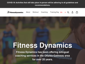 fitnessdynamics.ca homepage screenshot