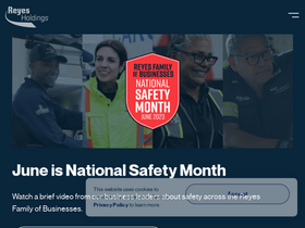 'reyesholdings.com' screenshot