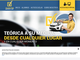 'tuautoescuela.es' screenshot