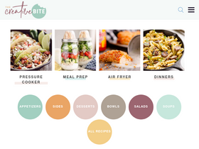 'thecreativebite.com' screenshot