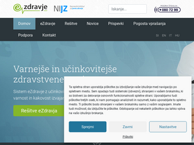 'ezdrav.si' screenshot