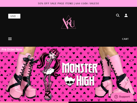 'yrushoes.com' screenshot