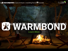 warmbond.com homepage screenshot