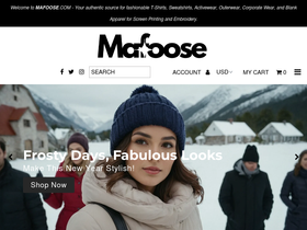 mafoose.com homepage screenshot
