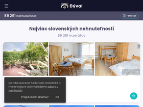 'byval.sk' screenshot