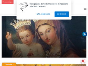 'soutodoteumaria.com.br' screenshot