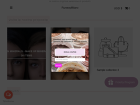 runwaymilano.com homepage screenshot