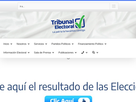 'tribunal-electoral.gob.pa' screenshot