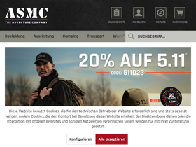 'asmc.de' screenshot