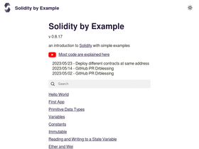 'solidity-by-example.org' screenshot