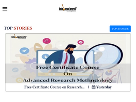 'intolegalworld.com' screenshot