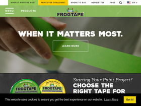 'frogtape.com' screenshot