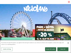 'nigloland.fr' screenshot