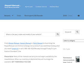 'repairmanual.com' screenshot