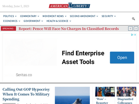 'americanliberty.news' screenshot