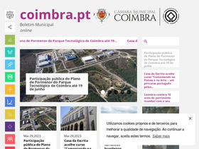 'coimbra.pt' screenshot