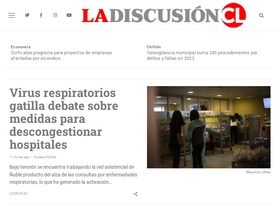 'ladiscusion.cl' screenshot
