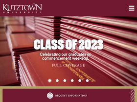 'kutztown.edu' screenshot