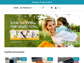Cliprain homepage screenshot
