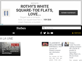 'forbes.fr' screenshot