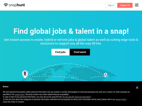 'snaphunt.com' screenshot