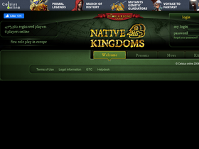 'nativekingdoms.com' screenshot
