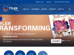 'cityoftyler.org' screenshot