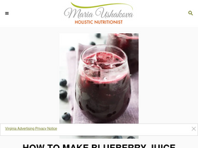 'mariaushakova.com' screenshot