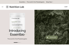 nutritionlab.com homepage screenshot