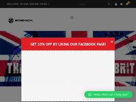 'sidekickboxing.co.uk' screenshot