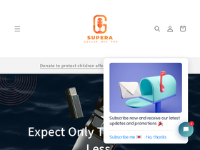 trysupera.com homepage screenshot