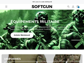 softgun.fr homepage screenshot
