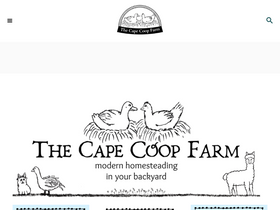 'thecapecoop.com' screenshot