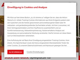 'aktion-mensch.de' screenshot