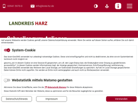 'kreis-hz.de' screenshot