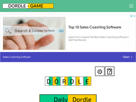 'dordle-game.com' screenshot