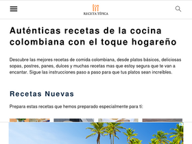 'recetatipica.com' screenshot