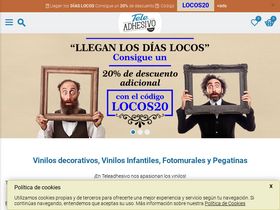 'teleadhesivo.com' screenshot