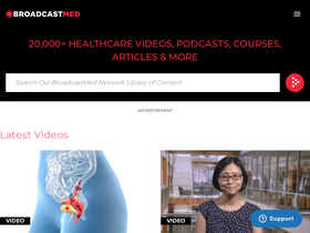 'broadcastmed.com' screenshot