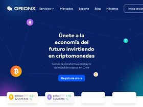 'orionx.com' screenshot