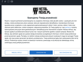 'metalnews.pl' screenshot
