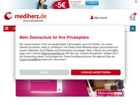 'mediherz-shop.de' screenshot
