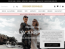 'designerdesirables.com' screenshot