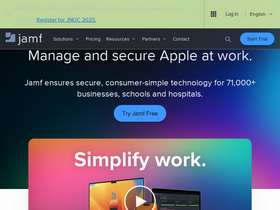 'jamf.com' screenshot