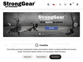 'stronggear.eu' screenshot